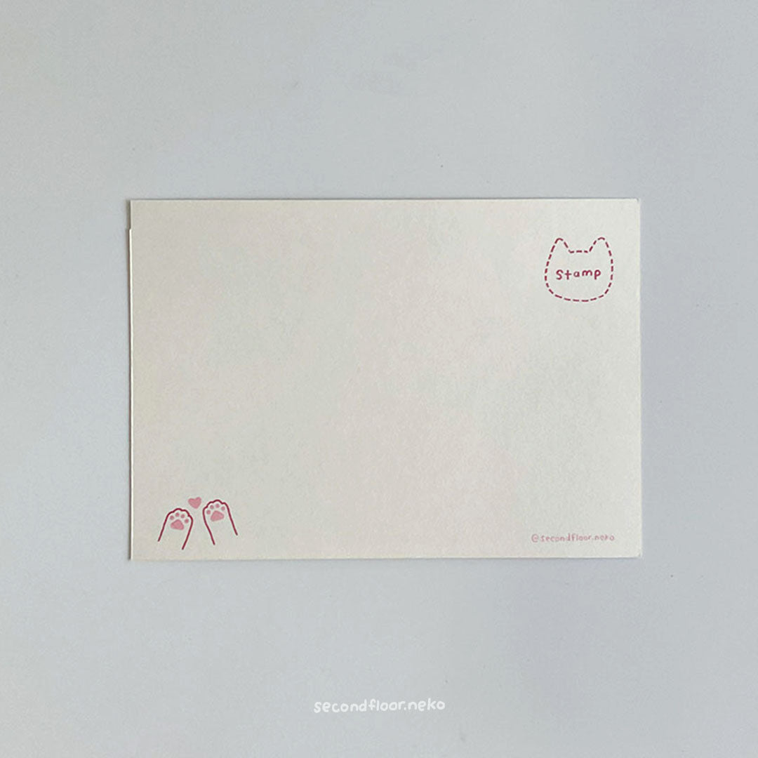 secondfloor.neko | Catto Art Gallery Postcard - Cat Earring