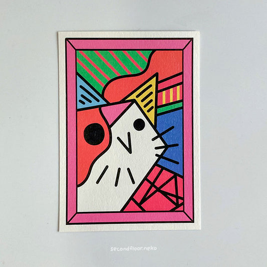 secondfloor.neko | Catto Art Gallery Postcard - Meowcasso