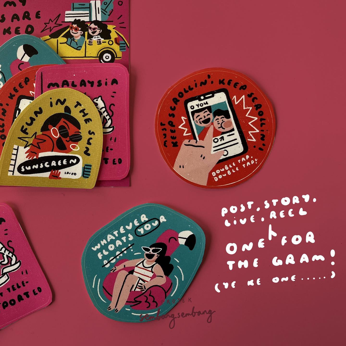 Sticker Pack - Vacation : all my bags are packed – chub.my