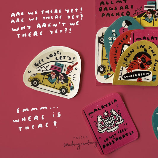 Sticker Pack - Vacation : all my bags are packed