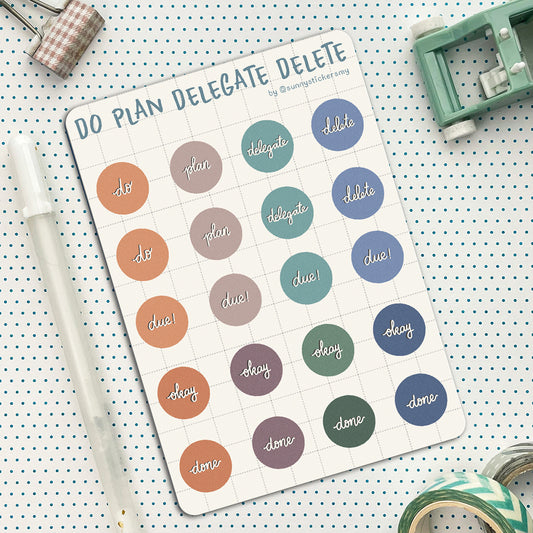 Do Plan Delegate Delete Sticker Sheet