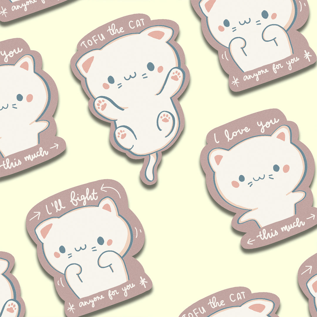 Tofu The Cat Pack Of 3 Chub my tofu-the-cat-pack-of-3-chub-my