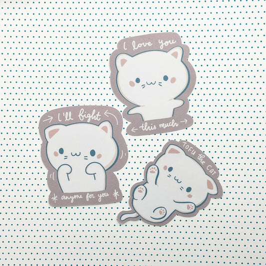 Tofu the Cat (Pack of 3)