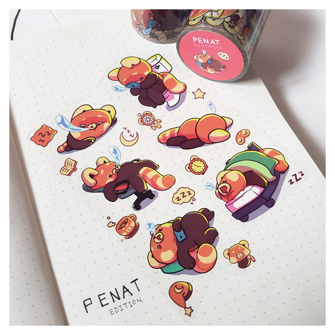 Washi Tape – PENAT featuring Red Panda