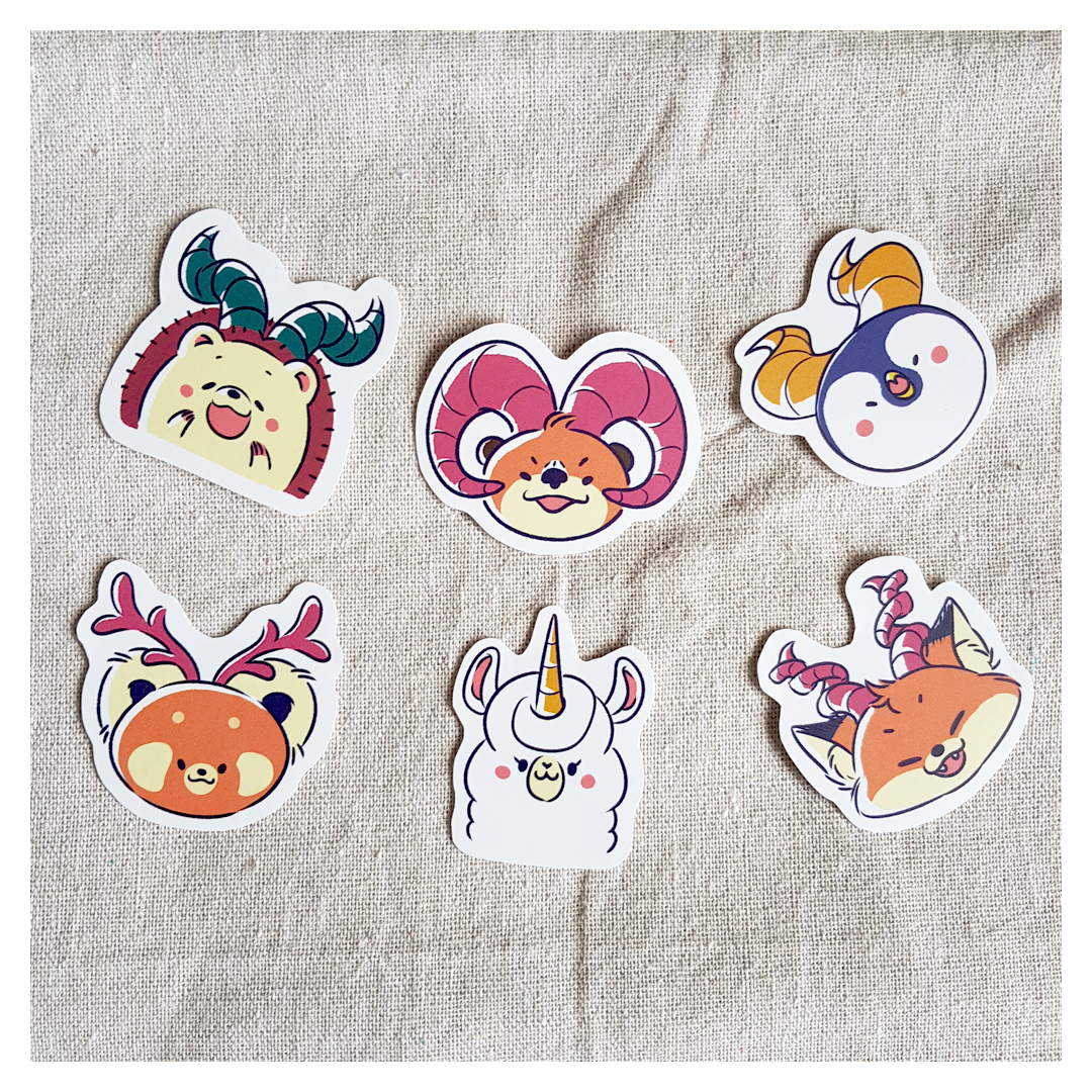 Horny Animals Sticker Pack