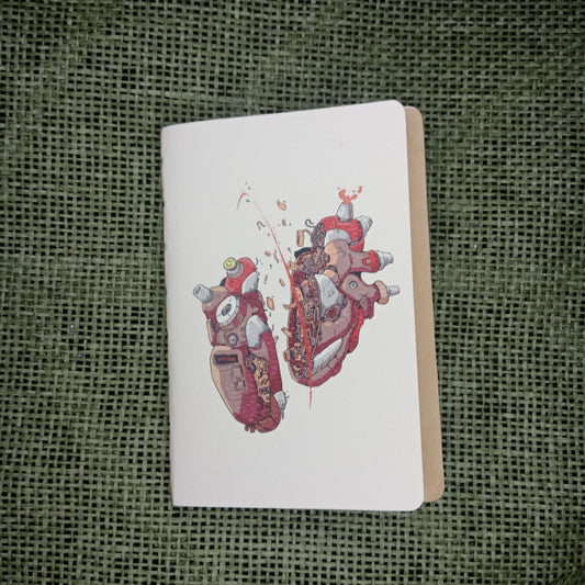 TixiT pocket notebook - cutting heart