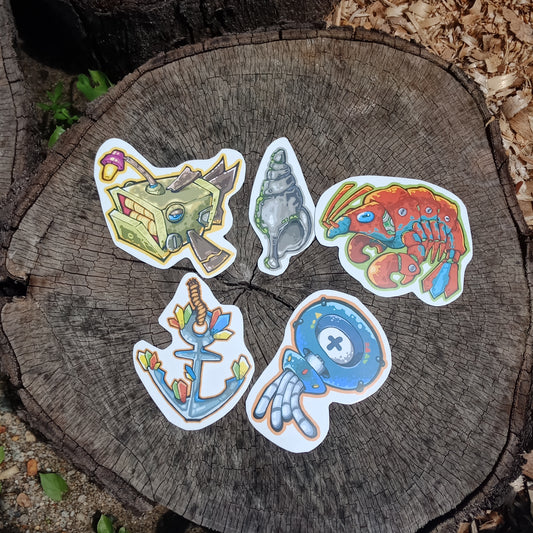 TixiT sticker pack - Robotix Pack 4