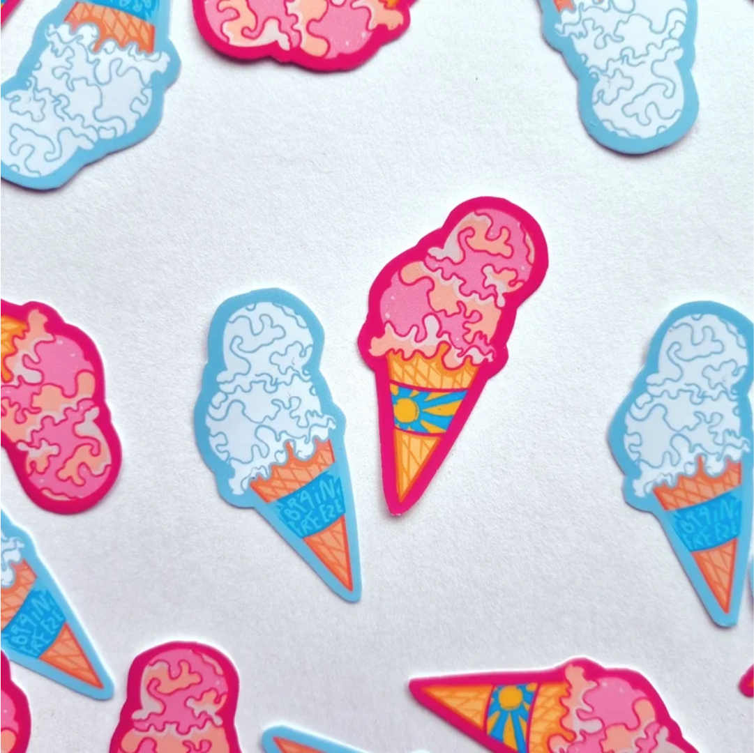 ice cream - stickers