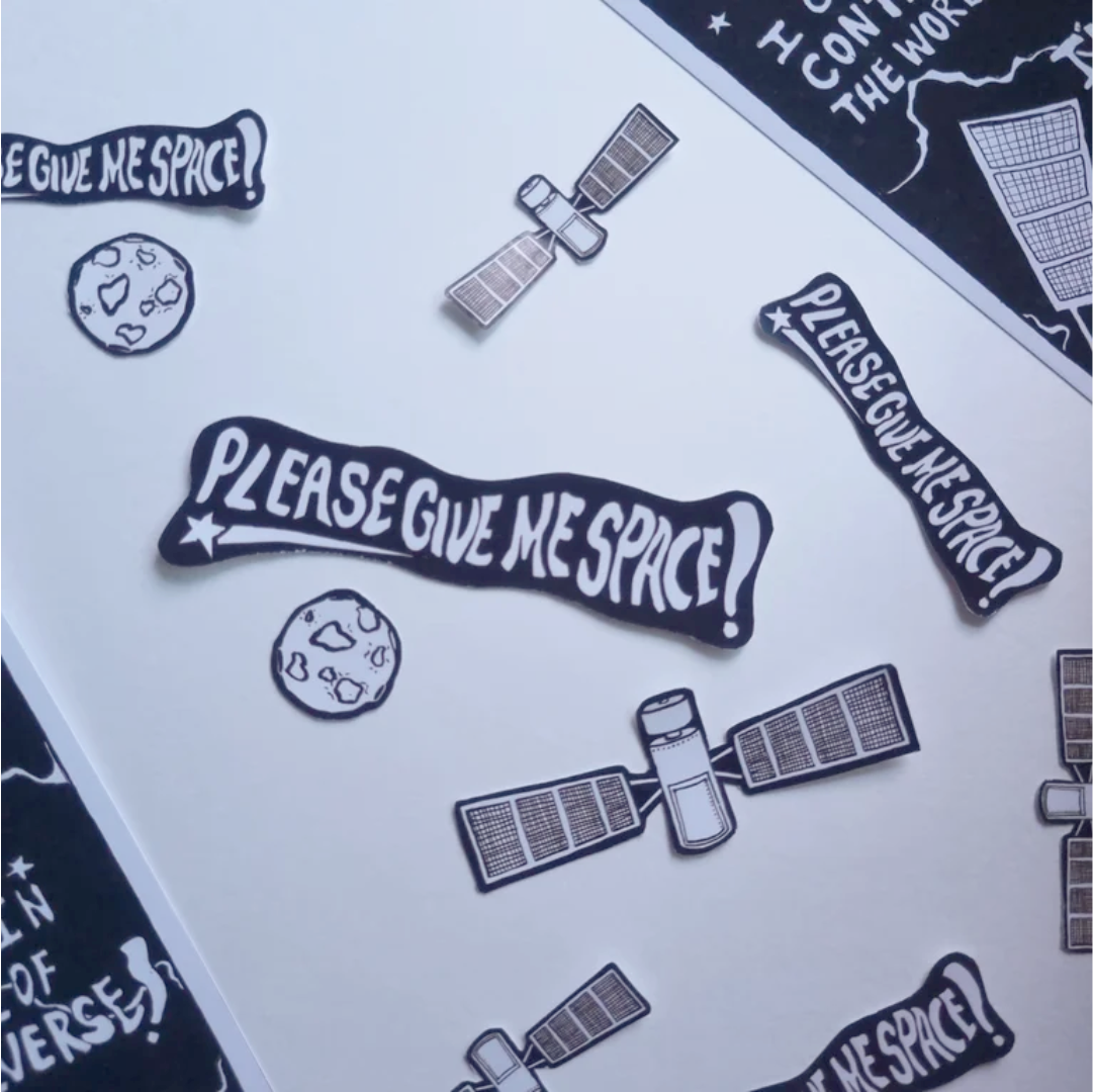 please give me space - sticker pack