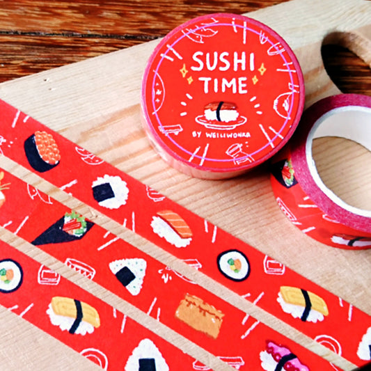 Sushi time washi